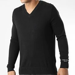 De gros 🧨 Pull 2058 Noir de Calvin Klein 😍 -Calvin Klein Soldes Magasin calvin klein 336637 J30J322058 BEH 20221027T155708 03