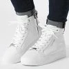 Bon marché 🤩 Baskets Montantes Femme Vulc High Top 0840 White de Calvin Klein 🔔