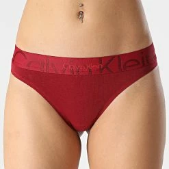 Top 10 ⭐ String Femme QF6992E Bordeaux de Calvin Klein 🤩