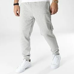 Promo 👍 Pantalon Jogging GMS2P606 Gris Chiné de Calvin Klein 😀