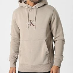 Vente flash 👍 Sweat Capuche 0836 Taupe de Calvin Klein 💯 -Calvin Klein Soldes Magasin calvin klein 338589 J30J320836 A03 20221104T143547 03