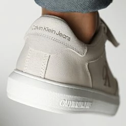 Top 10 ✔️ Baskets Casual Cupsole Laceup Low Mono YM0YM00496 Eggshell de Calvin Klein 🔥 -Calvin Klein Soldes Magasin calvin klein 339118 YM0YM00496 ACF 20220922T160220 04