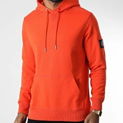 Vente flash 🛒 Sweat Capuche Monogram Sleeve 4036 Orange de Calvin Klein 😉 -Calvin Klein Soldes Magasin calvin klein 339200 J30J314036 S04 20221024T150943 03