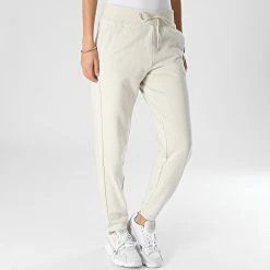 Remise ✔️ Pantalon Jogging Femme GWS2P608 Beige de Calvin Klein 💯 -Calvin Klein Soldes Magasin calvin klein 339260 GWS2P608 2JX 20221110T145143 03