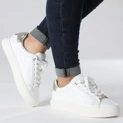 De gros ⌛ Baskets Femme Vulc Lace Up 1342 White Pale Gold de Calvin Klein 😉 -Calvin Klein Soldes Magasin calvin klein 339364 HW0HW01342 0LC 20221026T152733 03