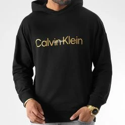 Meilleur prix ⭐ Sweat Capuche NM2374E Noir de Calvin Klein ✨ -Calvin Klein Soldes Magasin calvin klein 341353 000NM2374E UB1 20221104T152845 03