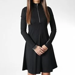 Remise ⭐ Robe Femme Zipper A-Line RIB 9865 Noir de Calvin Klein 😀 6 Remise ⭐ Robe Femme Zipper A-Line RIB 9865 Noir de Calvin Klein 😀 -Calvin Klein Soldes Magasin calvin klein 342082 J20J219865 BEH 20221024T142306 03