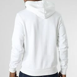 Meilleure vente ⭐ Sweat Capuche Distorted Logo 0075 Blanc de Calvin Klein 😉 -Calvin Klein Soldes Magasin calvin klein 342872 K10K110075 YAF 20221020T112416 04