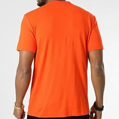 Meilleure vente ⌛ Tee 👚 Shirt Micro Logo Interlock 9894 Orange de Calvin Klein ✨ -Calvin Klein Soldes Magasin calvin klein 342876 K10K109894 S04 20221014T142303 04