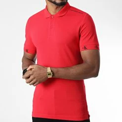 Coupon ✔️ Polo Manches Courtes 1700 Rouge de Calvin Klein 🔔 -Calvin Klein Soldes Magasin calvin klein 343441 J30J321700 XL6 20221021T150720 03