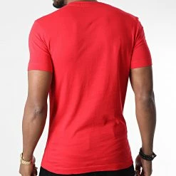 Remise 🎉 Tee 👚 Shirt 0595 Rouge de Calvin Klein 🎉 -Calvin Klein Soldes Magasin calvin klein 343446 J30J320595 XL6 20221021T150748 04