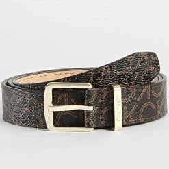 Le moins cher ✔️ Ceinture Femme CK Must Square Marron de Calvin Klein 👏