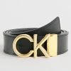 Top 10 ❤️ Ceinture Metal Bombe Gold Adjustable 0217 Noir de Calvin Klein 🔥