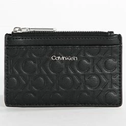 Sortie 🎉 Porte-cartes Femme CK Must 0272 Noir de Calvin Klein 🥰