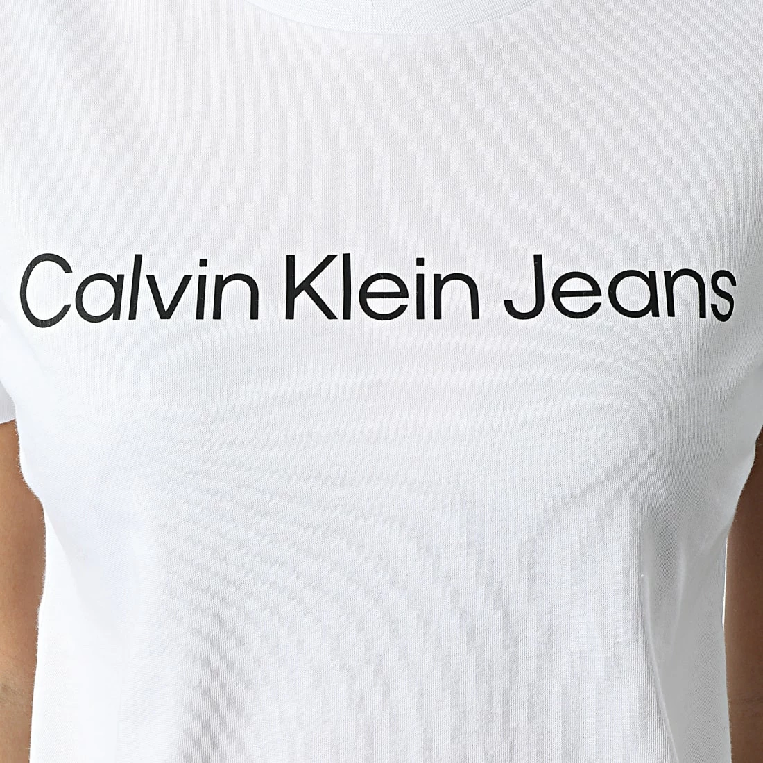 Le moins cher ⌛ Tee 👚 Shirt Femme 0253 Blanc de Calvin Klein 🔔 2 Le moins cher ⌛ Tee 👚 Shirt Femme 0253 Blanc de Calvin Klein 🔔 – Image 2