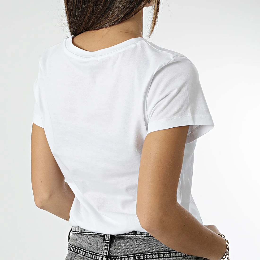 Le moins cher ⌛ Tee 👚 Shirt Femme 0253 Blanc de Calvin Klein 🔔 4 Le moins cher ⌛ Tee 👚 Shirt Femme 0253 Blanc de Calvin Klein 🔔 – Image 4