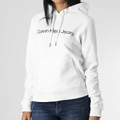 Meilleure affaire 💯 Sweat Capuche Femme 0254 Blanc de Calvin Klein 🎉 6 Meilleure affaire 💯 Sweat Capuche Femme 0254 Blanc de Calvin Klein 🎉 -Calvin Klein Soldes Magasin calvin klein 344090 J20J220254 YAF 20221104T160010 03