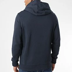 Nouveau 😍 Sweat Capuche Cotton Logo 4060 Bleu Marine de Calvin Klein 🌟 -Calvin Klein Soldes Magasin calvin klein 344706 K10K104060 407 20221025T161317 04