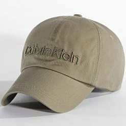 Acheter 🎁 Casquette Embroidery 5737 Vert Kaki de Calvin Klein 😍