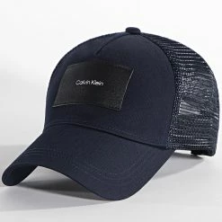 Meilleure vente 👍 Casquette Trucker Patch 9928 Bleu Marine de Calvin Klein ✔️