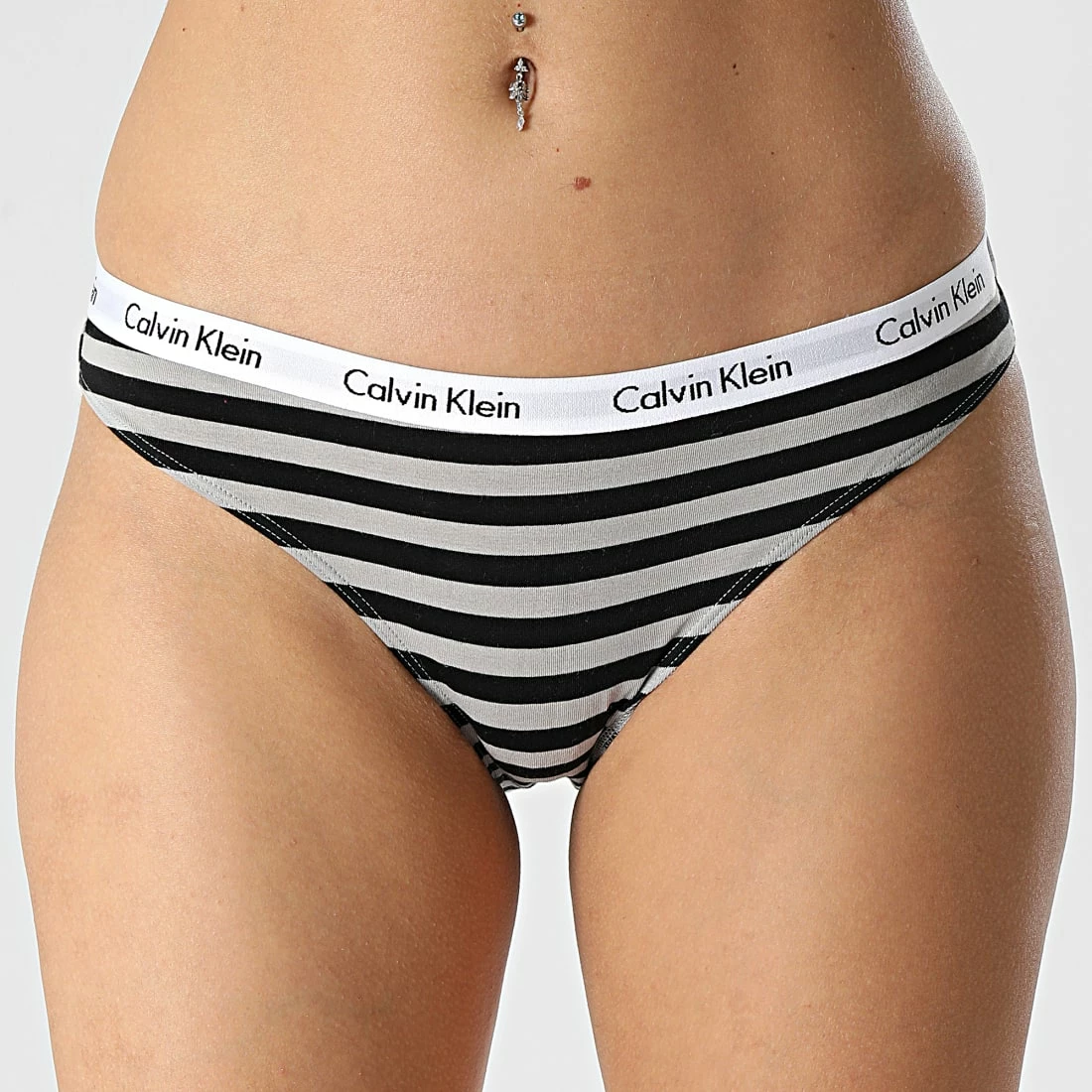 Promo 🎉 Lot De 3 👙 Bikinis Femme QD3588E Rose Gris Chiné Noir de Calvin Klein 🎉 2 Promo 🎉 Lot De 3 👙 Bikinis Femme QD3588E Rose Gris Chiné Noir de Calvin Klein 🎉 – Image 2