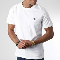 Budget 🔥 Lot De 2 Tee 👚 Shirts Monogram 0199 Camel Blanc de Calvin Klein 🔥 9 Budget 🔥 Lot De 2 Tee 👚 Shirts Monogram 0199 Camel Blanc de Calvin Klein 🔥 -Calvin Klein Soldes Magasin calvin klein 345373 J30J320199 GVE 20221024T152613 05