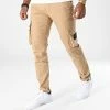 Meilleure affaire 👍 Pantalon Cargo Skinny Washed 2043 Beige de Calvin Klein 💯