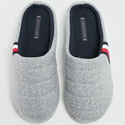 Offres 🧨 Chaussons 4346 Gris Chiné de Calvin Klein ⌛