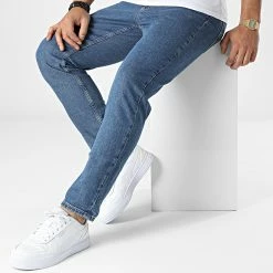 Remise 😀 Jean Dad 1428 Bleu Denim de Calvin Klein ❤️ -Calvin Klein Soldes Magasin calvin klein 345456 J30J321428 1A4 20221027T152421 03