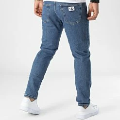 Remise 😀 Jean Dad 1428 Bleu Denim de Calvin Klein ❤️ -Calvin Klein Soldes Magasin calvin klein 345456 J30J321428 1A4 20221027T152422 04