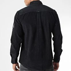 Nouveau 👍 Surchemise Monologo Badge 2208 Noir de Calvin Klein 🌟 -Calvin Klein Soldes Magasin calvin klein 345459 J30J322208 BEH 20221025T154936 04