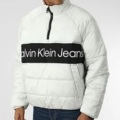 Le moins cher 🧨 Doudoune 1966 Blanc Noir de Calvin Klein ✨