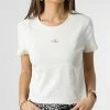 Coupon 🎁 Tee 👚 Shirt Femme 0300 Beige de Calvin Klein 💯