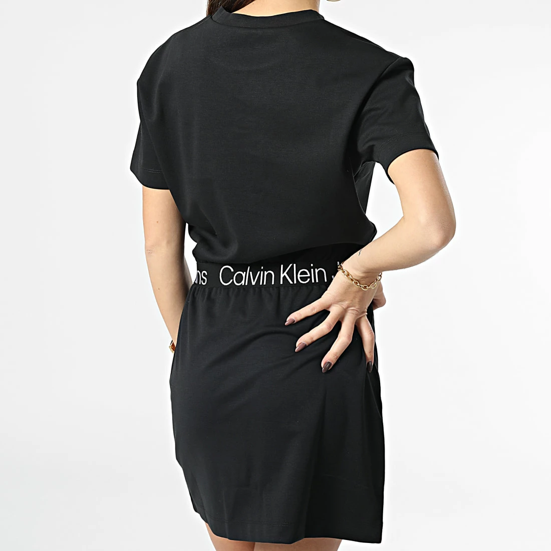 Acheter 🥰 Robe Tee 👕 Shirt Femme 0356 Noir de Calvin Klein ✔️ 4 Acheter 🥰 Robe Tee 👕 Shirt Femme 0356 Noir de Calvin Klein ✔️ – Image 4