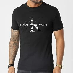 Promo 🤩 Tee 👕 Shirt 0806 Noir de Calvin Klein ✨ 6 Promo 🤩 Tee 👕 Shirt 0806 Noir de Calvin Klein ✨ -Calvin Klein Soldes Magasin calvin klein 345708 J30J320806 0GQ 20221104T144501 03