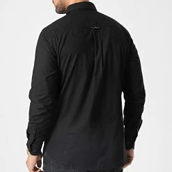 Coupon ✨ Chemise Manches Longues Shrunken Badge 1989 Noir de Calvin Klein 🛒 -Calvin Klein Soldes Magasin calvin klein 345710 J30J321989 BEH 20221104T145517 04