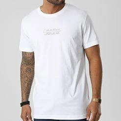 Meilleure affaire 😍 Tee 👕 Shirt 2504 Blanc de Calvin Klein 🤩