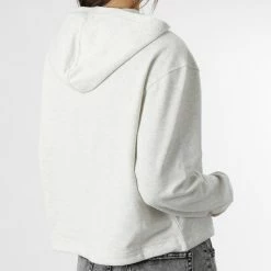 Top 10 😀 Sweat Capuche Femme QS6427E Blanc Chiné de Calvin Klein ⭐ -Calvin Klein Soldes Magasin calvin klein 346058 QS6427E P74 20221114T120755 04