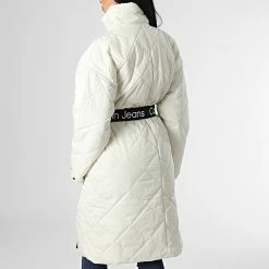 Offres 👍 Doudoune Longue Femme 0334 Beige de Calvin Klein 👍 -Calvin Klein Soldes Magasin calvin klein 346212 J20J220334 YBI 20221108T141029 04