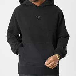 Les meilleures critiques de ✨ Sweat Capuche Micro Monologo 2535 Noir de Calvin Klein 😀 -Calvin Klein Soldes Magasin calvin klein 346557 J30J322535 BEH 20221104T145410 03