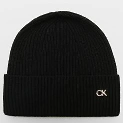 Promo 🎉 Bonnet Femme 0214 Noir de Calvin Klein ⌛