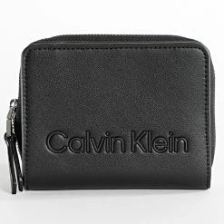 Budget ⌛ Portefeuille Femme CK Set 0264 Noir de Calvin Klein 🛒