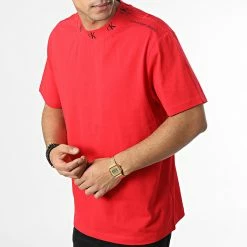 Meilleure vente 👍 Tee 👚 Shirt 1706 Rouge de Calvin Klein ✔️ -Calvin Klein Soldes Magasin calvin klein 347358 J30J321706 XL6 20221114T135902 03