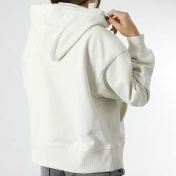 Grosses soldes 🥰 Sweat Capuche Femme Micro Monologo 0434 Blanc de Calvin Klein 👏 -Calvin Klein Soldes Magasin calvin klein 347416 J20J220434 YBI 20221114T120640 04