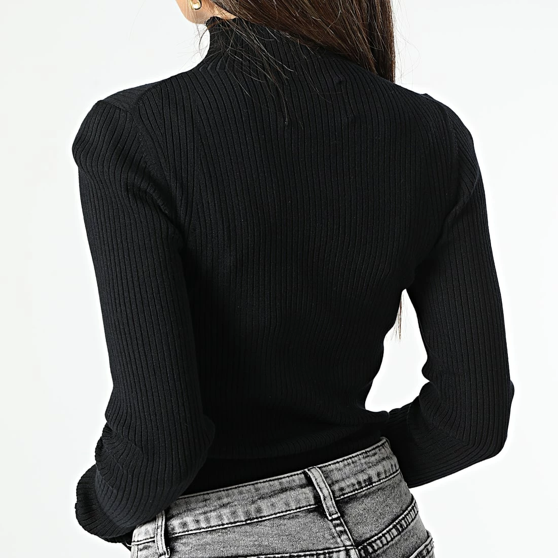 Remise 😉 Pull Femme Stacked Logo 0439 Noir de Calvin Klein 🛒 4 Remise 😉 Pull Femme Stacked Logo 0439 Noir de Calvin Klein 🛒 – Image 4