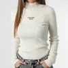 Les meilleures critiques de 🎁 Pull Femme Stacked Logo 0439 Beige de Calvin Klein 🔔