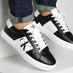 Top 10 🌟 Baskets Classic Cupsole R Leather 0569 White Ivory de Calvin Klein 😉