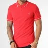 Top 10 🌟 Polo Manches Courtes Tipping Slim 5603 Rouge de Calvin Klein ⭐