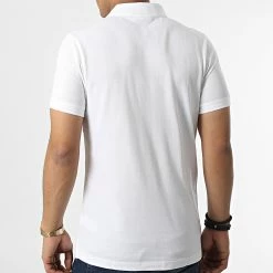 De gros ⭐ Polo Manches Courtes 2449 Blanc Rouge de Calvin Klein 👍 -Calvin Klein Soldes Magasin calvin klein 347765 J30J322449 YAF 20221114T141547 04