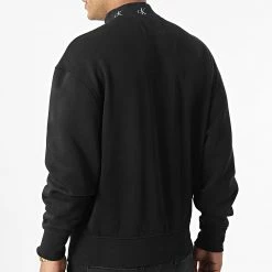 Promo ✔️ Sweat Col Cheminée 2538 Noir de Calvin Klein ⭐ -Calvin Klein Soldes Magasin calvin klein 347774 J30J322538 BEH 20221114T141116 04